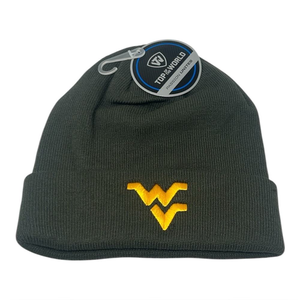 West Virginia Mountaineers Logo Cuffed Beanie Hat Cap